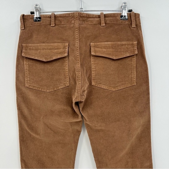Nili Lotan Jenna Corduroy Pants in Maple Brown Size 0 - Picture 8 of 8